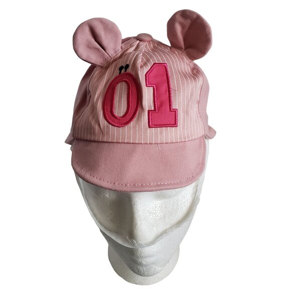 Girl's Bucket Sun Cap with Clear Mask Lot of 2 Pink - Picture 2 of 12